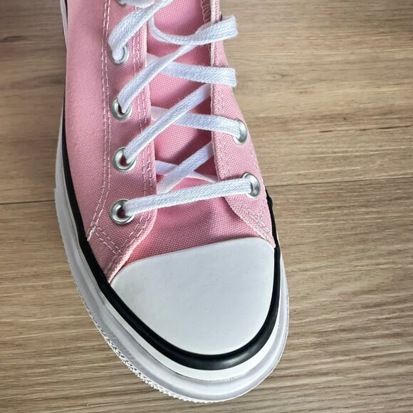 Converse Chuck Taylor Lift Double Stack Platform 8.5 Women Sneaker Peach A15012C - Picture 6 of 7